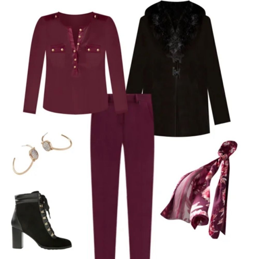 Rewind XL Burgundy Ponte Knit Pull On Leggings Pants